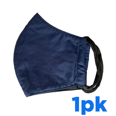 Washable Navy Cloth Face Mask (Single)